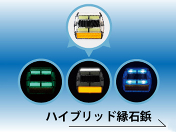 ハイブリッド縁石鋲
